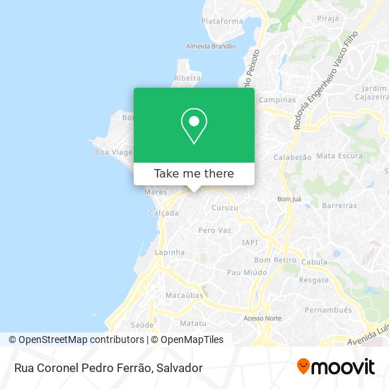 Rua Coronel Pedro Ferrão map