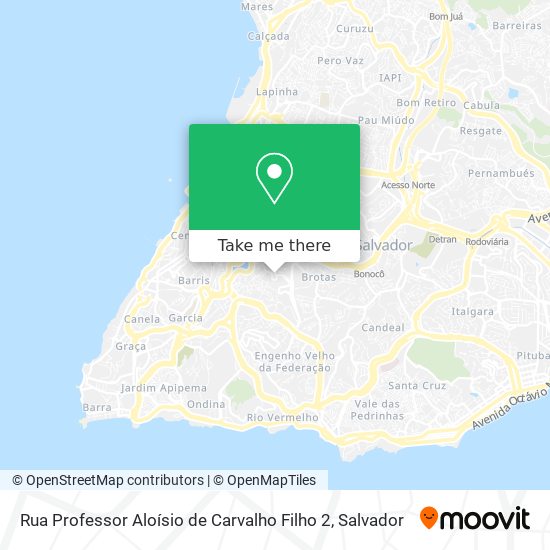 Rua Professor Aloísio de Carvalho Filho 2 map