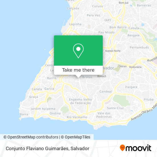 Mapa Conjunto Flaviano Guimarães