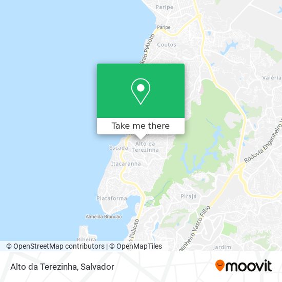 Alto da Terezinha map