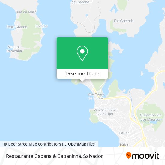 Restaurante Cabana & Cabaninha map