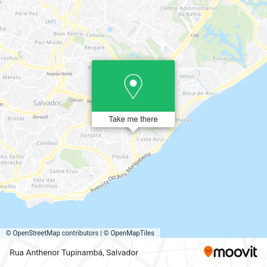 Rua Anthenor Tupinambá map