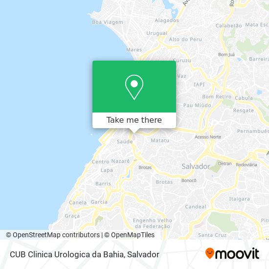 CUB Clinica Urologica da Bahia map