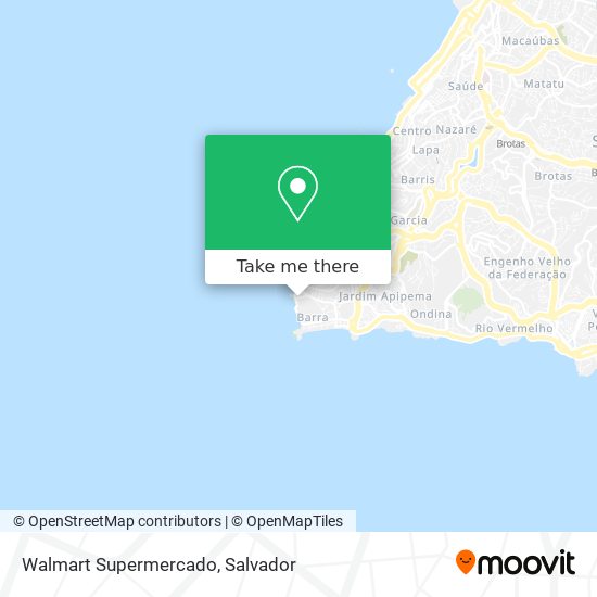 Walmart Supermercado map