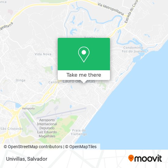 Univillas map