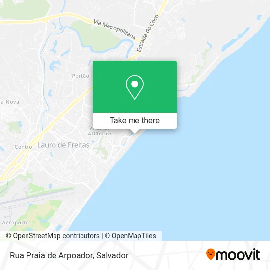 Rua Praia de Arpoador map