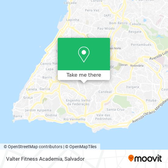 Valter Fitness Academia map