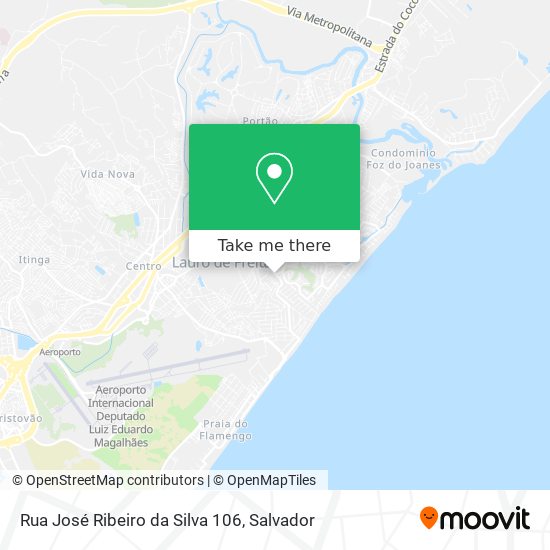 Mapa Rua José Ribeiro da Silva 106