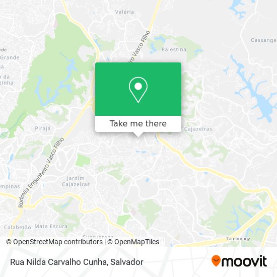 Mapa Rua Nilda Carvalho Cunha