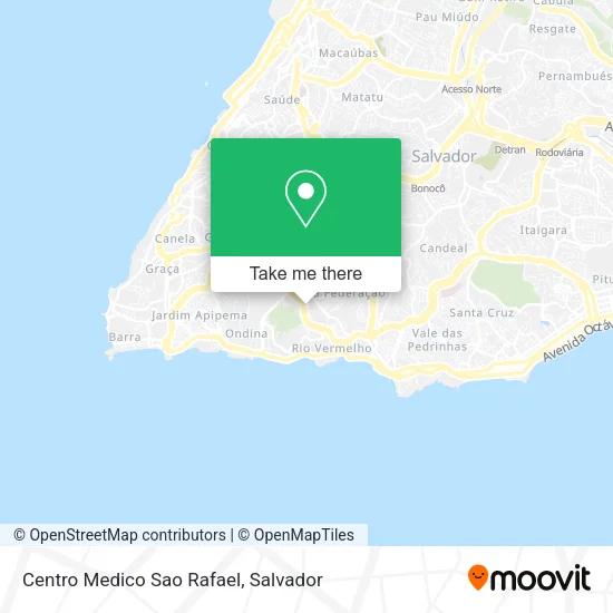 Centro Medico Sao Rafael map