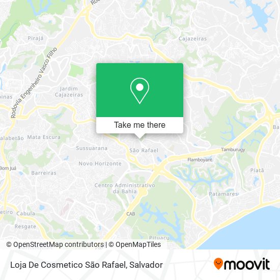 Loja De Cosmetico São Rafael map