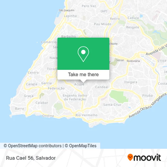 Rua Cael 56 map
