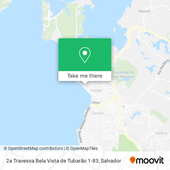 2a Travessa Bela Vista de Tubarão 1-83 map