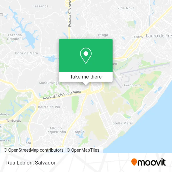 Rua Leblon map