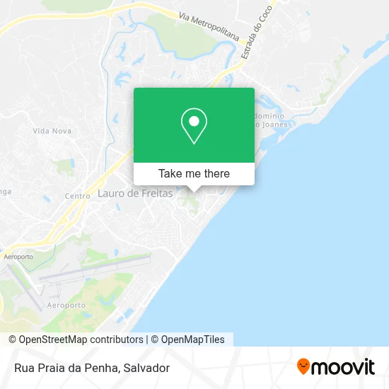 Rua Praia da Penha map