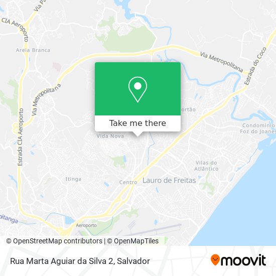 Mapa Rua Marta Aguiar da Silva 2