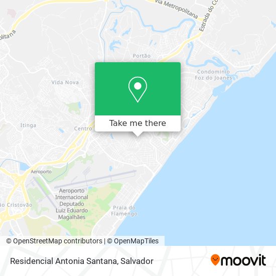 Mapa Residencial Antonia Santana