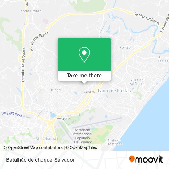 Batalhão de choque map