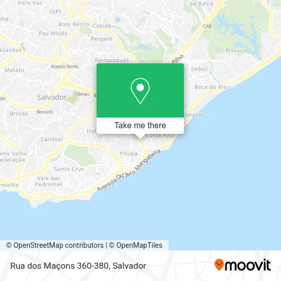 Rua dos Maçons 360-380 map