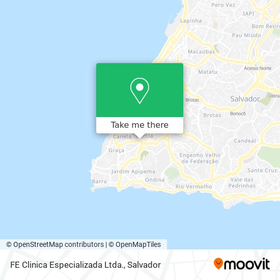FE Clinica Especializada Ltda. map