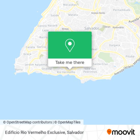 Mapa Edifício Rio Vermelho Exclusive