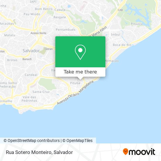 Rua Sotero Monteiro map