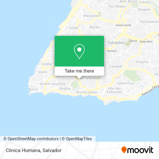 Clinica Humana map