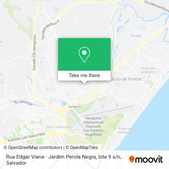 Rua Edgar Viana - Jardim Perola Negra, lote 9 s / n map