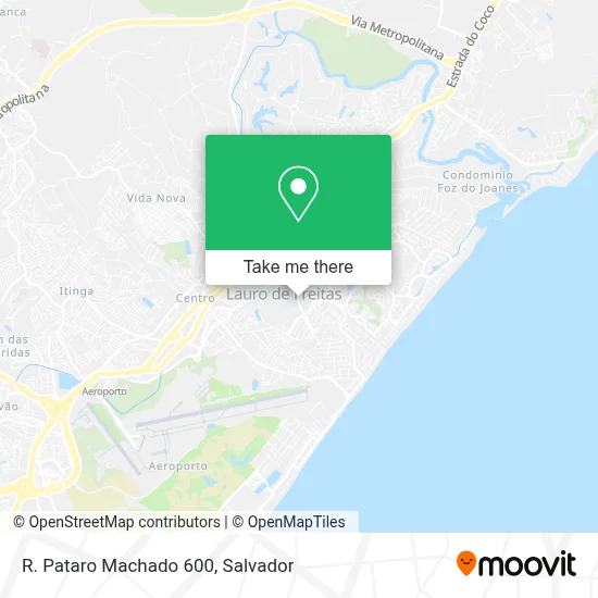 R. Pataro Machado 600 map