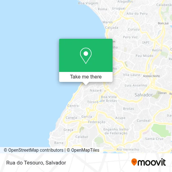 Rua do Tesouro map