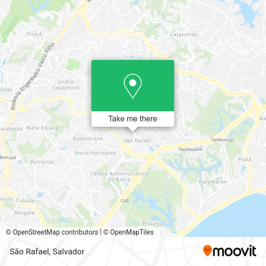 São Rafael map