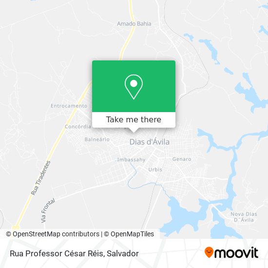 Rua Professor César Réis map