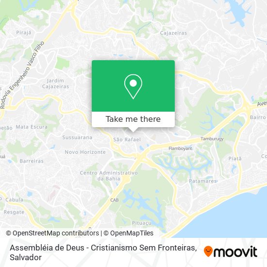 Assembléia de Deus - Cristianismo Sem Fronteiras map