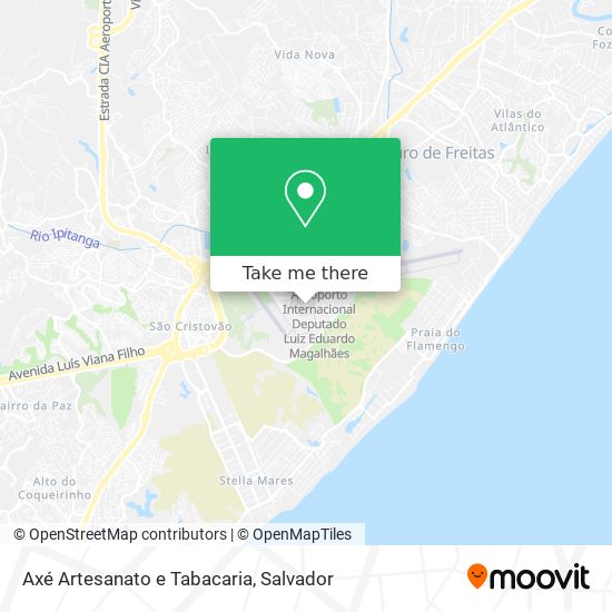 Axé Artesanato e Tabacaria map