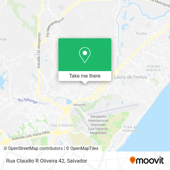Rua Claudio R Oliveira 42 map