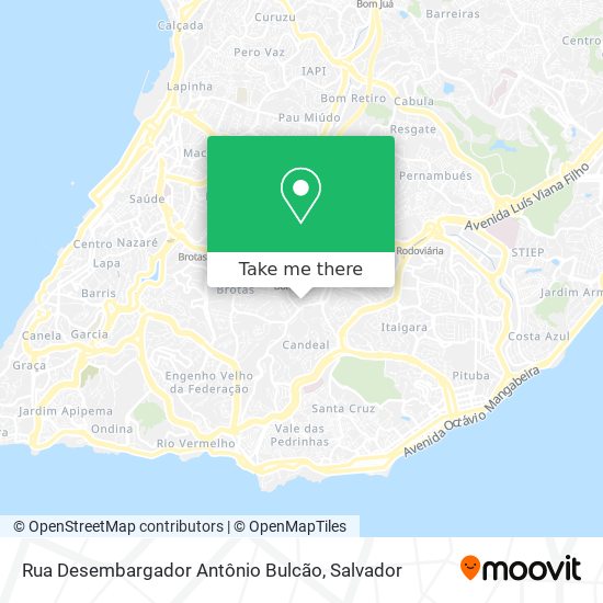 Rua Desembargador Antônio Bulcão map