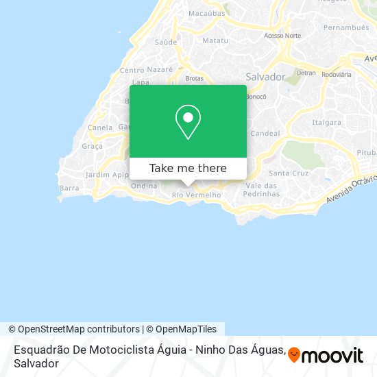 Esquadrão De Motociclista Águia - Ninho Das Águas map