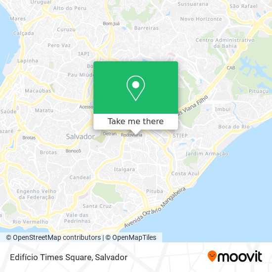 Edifício Times Square map
