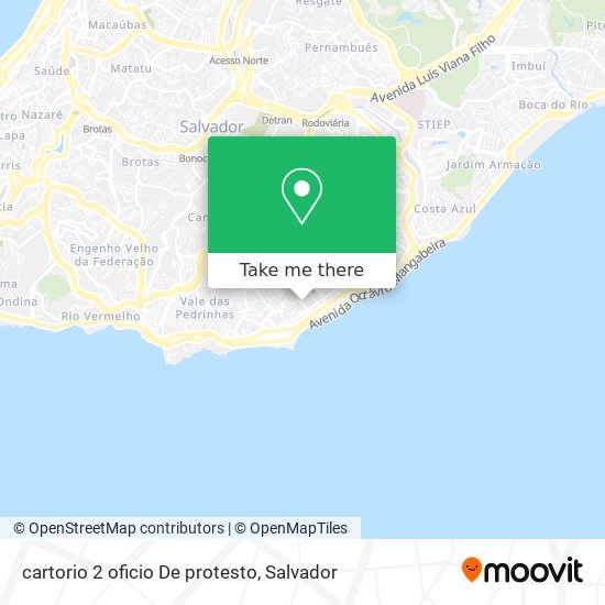 cartorio 2 oficio De protesto map