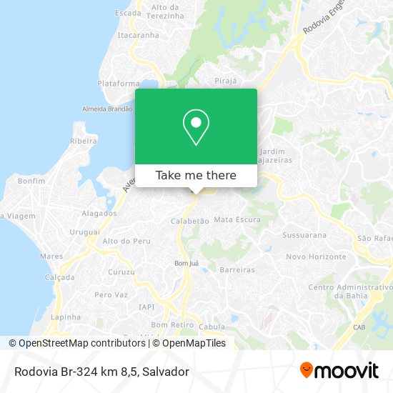 Rodovia Br-324 km 8,5 map