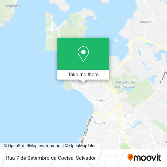 Rua 7 de Setembro da Cocisa map