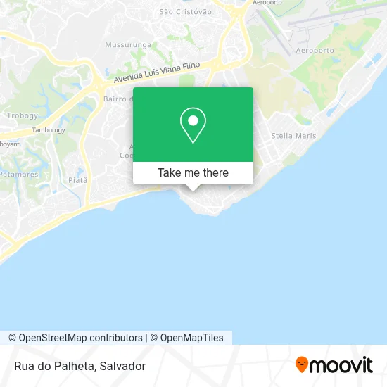 Rua do Palheta map