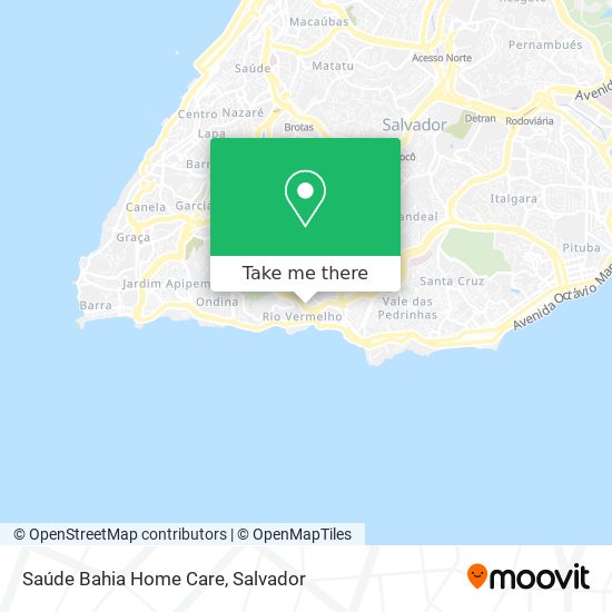 Saúde Bahia Home Care map