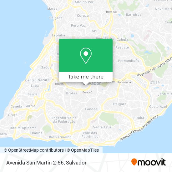 Avenida San Martin 2-56 map