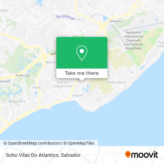 Soho Vilas Do Atlantico map