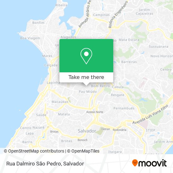 Rua Dalmiro São Pedro map