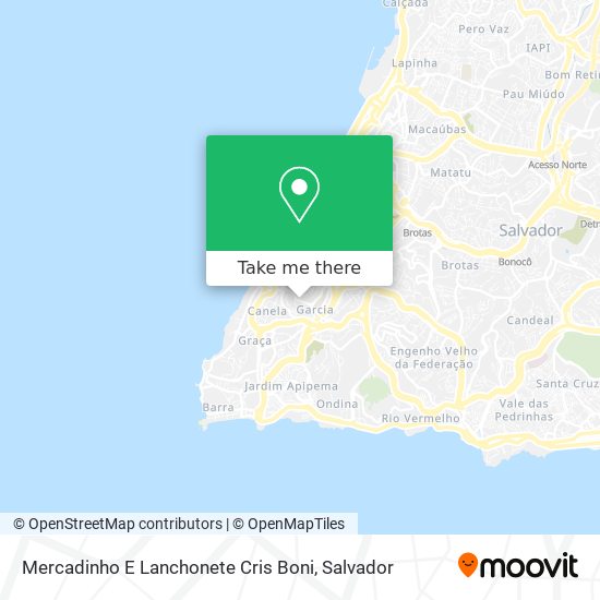 Mercadinho E Lanchonete Cris Boni map