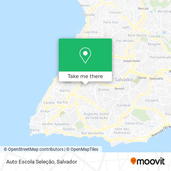 Auto Escola Seleção map