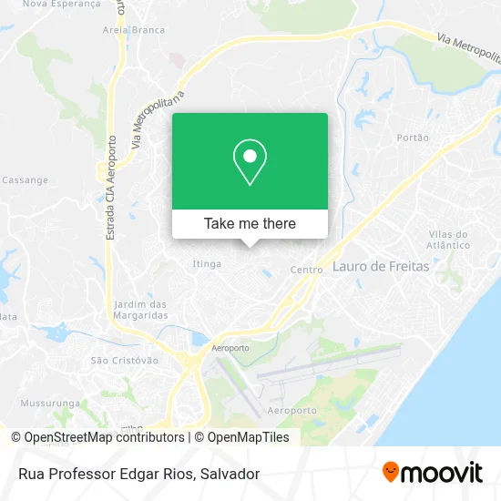Rua Professor Edgar Rios map