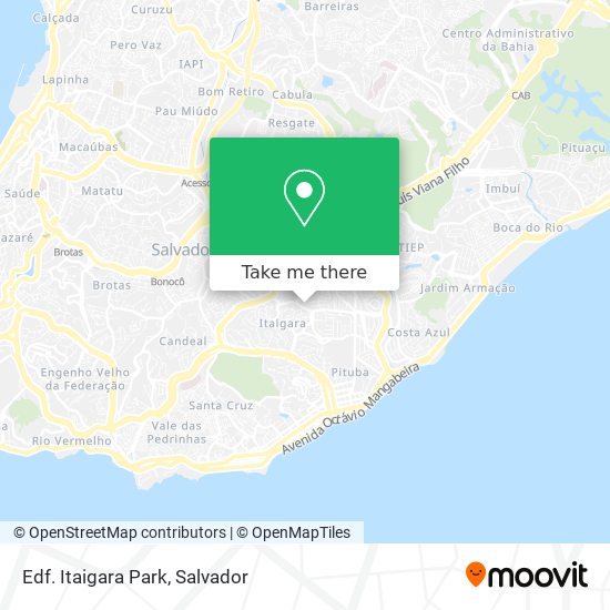 Mapa Edf. Itaigara Park